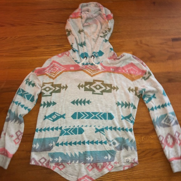 L.A Hearts | Rainbow Aztec Print Sweatshirt - Picture 2 of 6